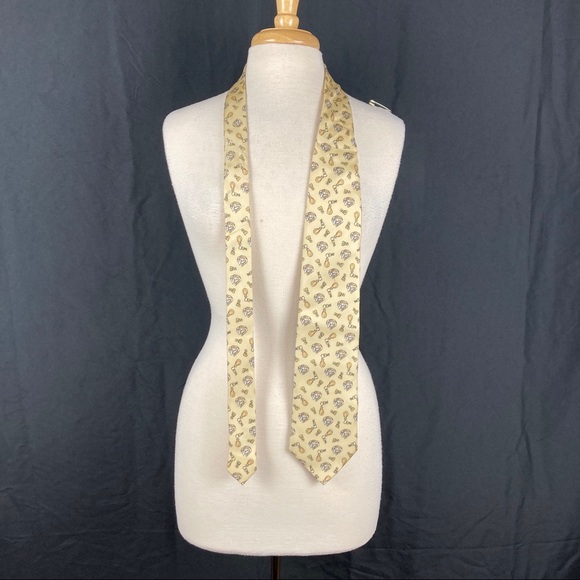 Longchamp Other - Longchamp men’s key and belt printed silk tie